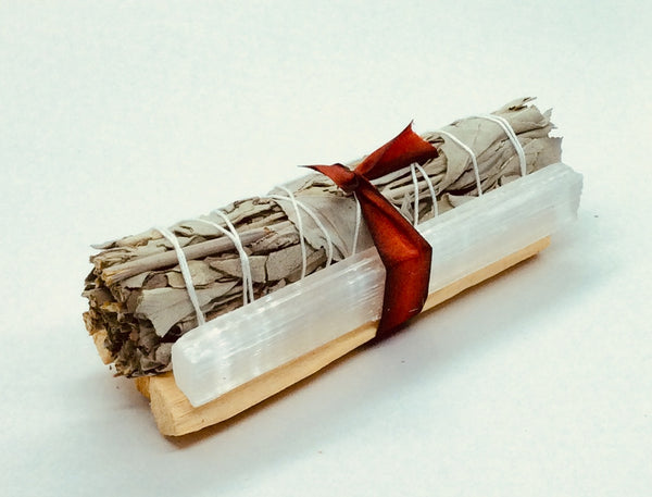 Sage & Selenite Crystal Bundle