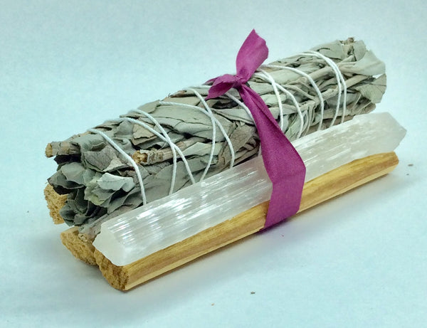 Sage & Selenite Crystal Bundle