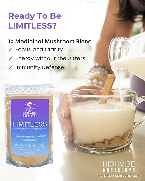 HIGHVIBE Limitless 10 Mushroom Blend