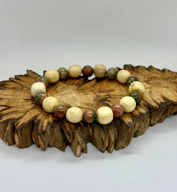 Palo Santo and Gemstone Bracelets