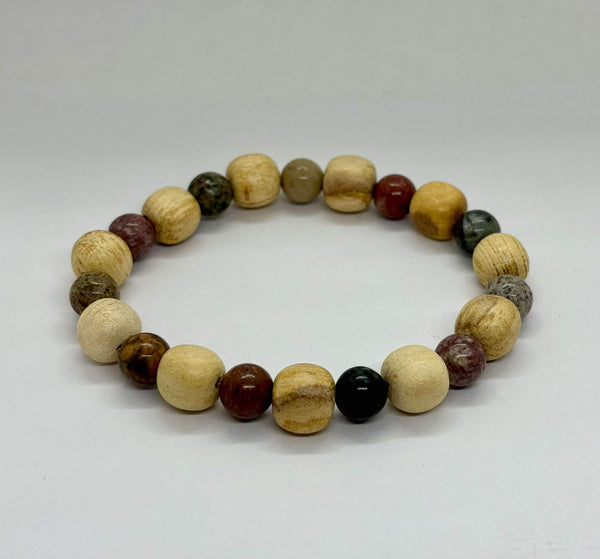 Palo Santo and Gemstone Bracelets