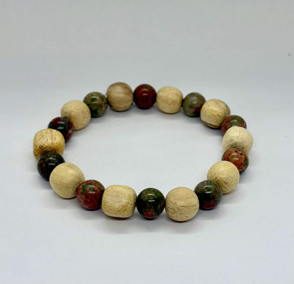 Palo Santo and Gemstone Bracelets