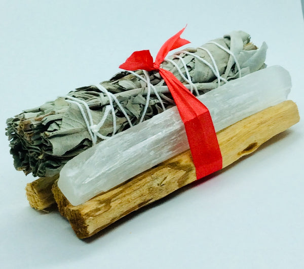 Sage & Selenite Crystal Bundle