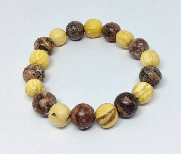 Palo Santo and Gemstone Bracelets