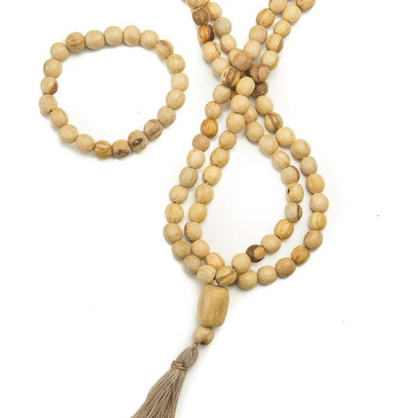 Palo Santo Mala Bracelet Combo