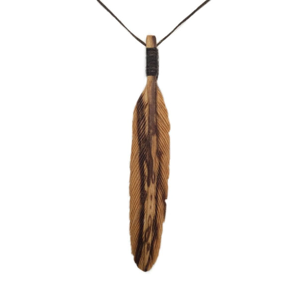 Palo Santo Feather Necklace