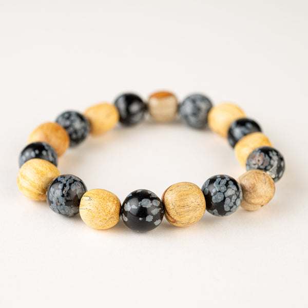 Palo Santo and Gemstone Bracelets