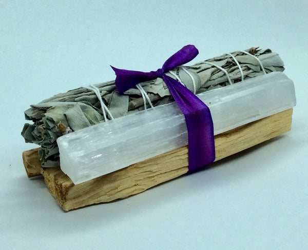 Sage & Selenite Crystal Bundle